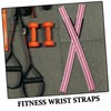 WHAMVOX 2pcs Gym Wrist Straps for Deadlifts Weightlifting Training Wrist