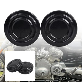 Unbranded Black Swingarm Pivot Bolt Covers For Harley V-Rod Muscle VRSCF Street Night Rod