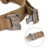 MORAFSSIM Tactical Dog Collar and Leash Set with Handle and