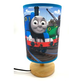 The Train Table Lamp Bedside Night Light Wood Base Room Decoration or Great Gift Ideas