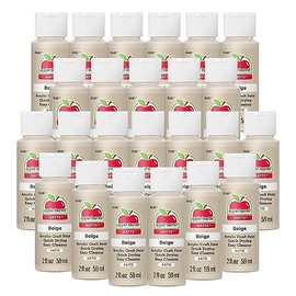 Apple Barrel Acrylic Paint in Assorted Colors (2 oz), 4471E, Beige- (Pack of 24)