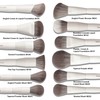 VYNESTRA 30 Pcs Pro Grade Makeup Brushes Set with Dense