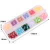 12 Colours Mixed Colourful Ultra-Shiny Ultra Slim Nail Patches
