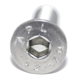 Countersunk Screws with Hexagon Socket M10 x 100 Pack of 4 ISO 10642 A2 Stainless Steel Rust-Proof Countersunk Head Screws