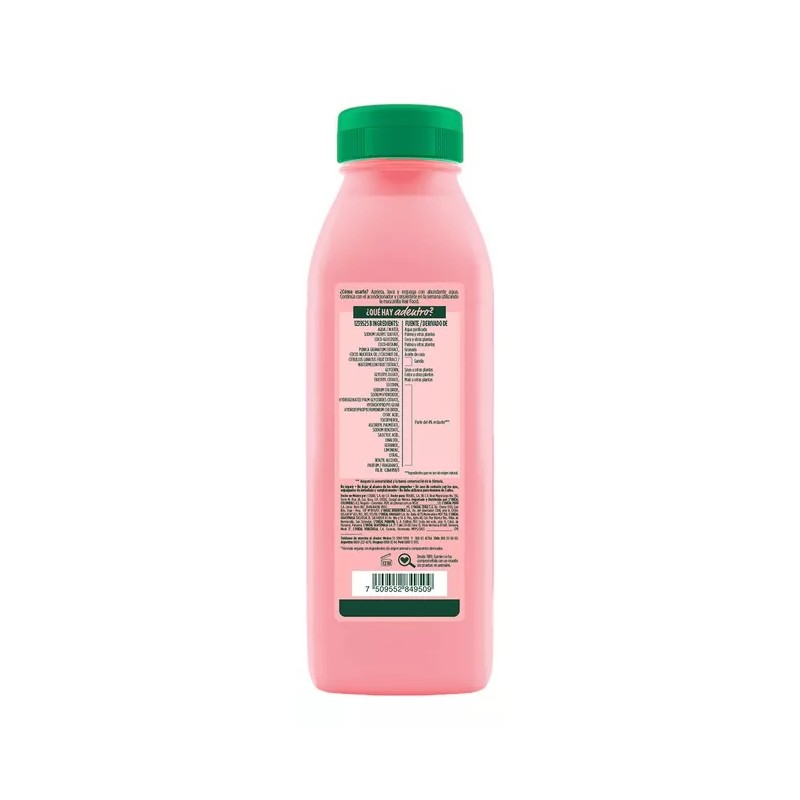 Fructis Shampoo Garnier Fructis Hair Food Sandía Revitalizante 300ml