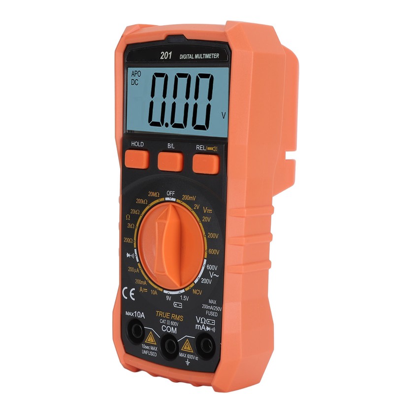 Digital Multimeter Multifunctional HD LCD Display Voltage Current Resistance Tester