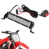Dirt Bike Light Bar,60W 2500LM Motorcycle Headlight Light Bar Plug-Play