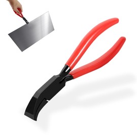 45° Folding Pliers Sheet Metal Spengler Tool, 6 cm Wide Roofing Tool, Sheet Metal Bending Pliers with Non-Slip Handle, Roofing Tool, Sheet Metal Pliers, Bending Pliers, Total Length 264 mm, Red