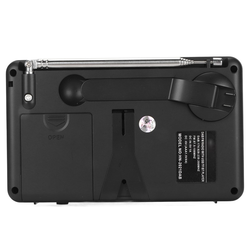 Solar Hand Crank Radio DAB FM Bluetooth 5.0 4 Ways