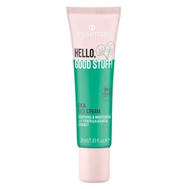 essence HELLO, GOOD STUFF! Cica Face Cream, Day Cream, White, Moisturising, Nourishing, Natural, for Dry Skin, Vegan, Oil-Free, Alcohol-Free, Paraben-Free, Pack of 1 (30 ml)