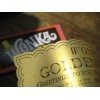 CUSTOM MADE Willy Wonka Wonka Bar and Golden Ticket Replica(