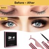 EZONEDEAL Magnetic Eyeliner and Eyelashes Kit, Magnetic Eyelashes with Eyeliner,