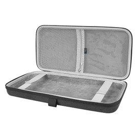 Geekria 75%-80% Funda para Teclado, Carcasa Dura, Bolsa de Transporte de Viaje para Teclado portátil inalámbrico de 84 Teclas, Compatible con Keychron K2, Pop mecánico