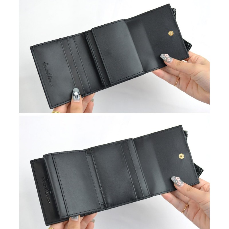 SecretDoor 33142-16 Pink Trifold Wallet, Women's, Mini Wallet, Small Trifold