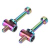 2 PCS RISK M5 X 40mm Bike Seatpost Screw Seat