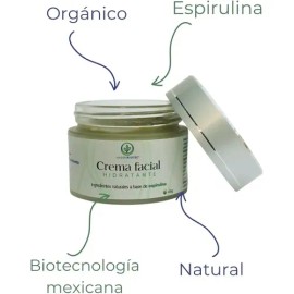 Hadosbiotec Kit Nutrición Facial De Espirulina Serumcrema                                                                                             
