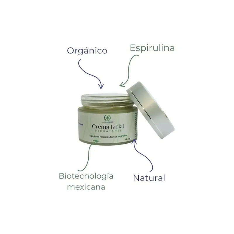 Hadosbiotec Kit Nutrición Facial De Espirulina Serumcrema