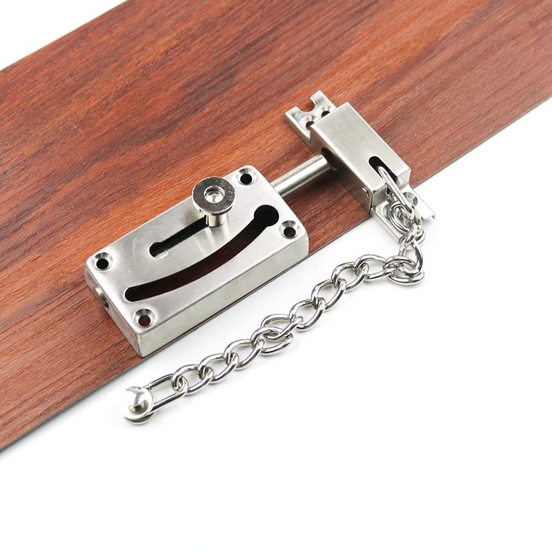 YUOIP® Door Lock Gate Bolt Door Chains Stainless Steel Latches