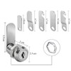 Letterbox Lock, Letter Box Lock with 5 Different Lock Plates,