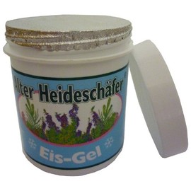 Ice Gel Massage Gel for Refreshing Skin Care Invigorates Body and Mind "Alter Heideschäfer" Tin Sealed with Aluminium Foil Various Sizes 100ml