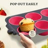 BRONYPRO Jumbo Silicone Muffin & Cupcake Pan for Baking with