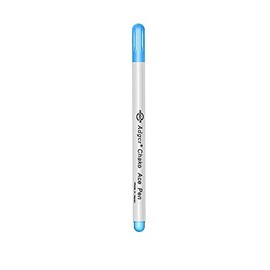 Water Erasable Pen Vanishing Ink Fabric Marker Pen Water Soluble Pen Cross Stitch Embroidery Fabric Faded Marking Chalk Pen for Tailor's Quilting Dressmaker DIY Sewing Tools (1pcs Blue)