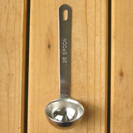 Nagao Tsubamesanjo Extra Thick Measuring Spoon, 0.9 fl oz (25 cc), Ladle Type, 18-8 Stainless Steel, Made in Japan