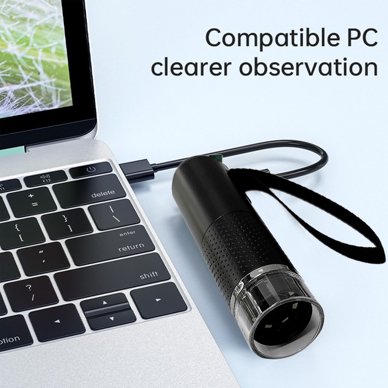 1200X Microscope Handheld Wireless WiFi Microscope Rechargeable Endoscope Magnifier Optical