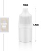 Hslife 100pcs Plastic Dropper Bottles 2ML Empty Squeezable Liquid Dropper