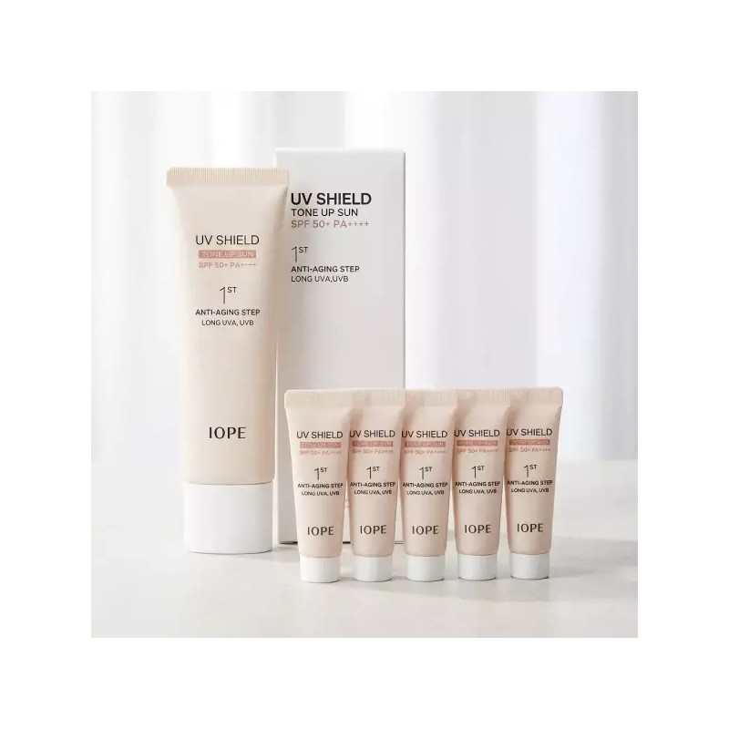 IOPE 아이오페 유브이 쉴드 톤업 선크림 50ml x2개/50ml+10mlx5개/ 구성선택 IOPE