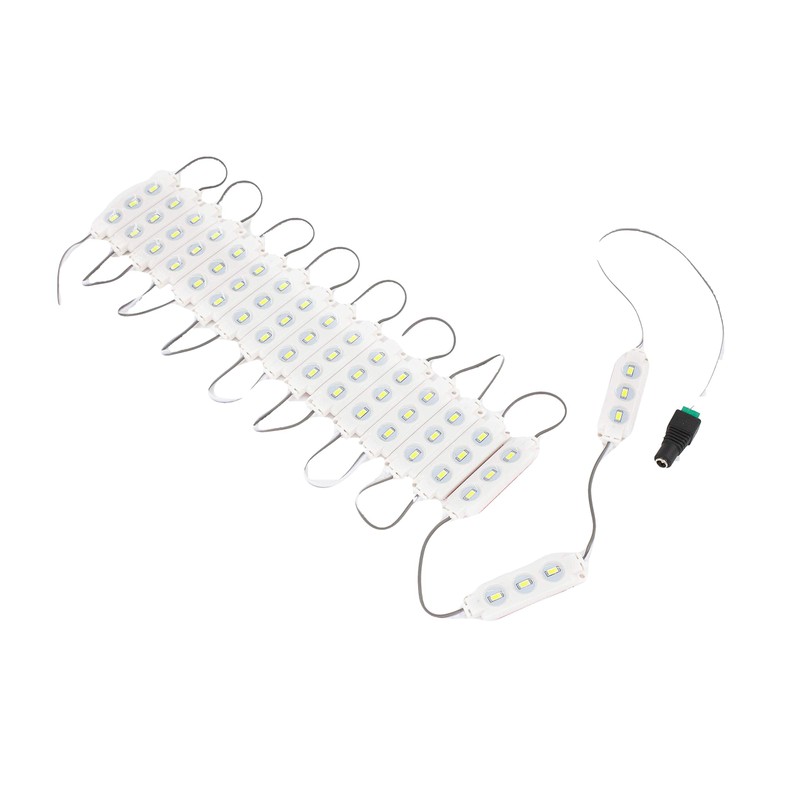 Storefront LED Light, 20ft Blue Windows Border Light for Retail