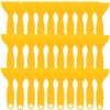 TEHAUX 25pcs Plastic Scraper, Portable Yellow Plastic Putty, Car Film