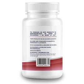 NAIMA L-Tirosina, 100 Cpsulas  Suplemento Alimenticio 100 Puro y Natural Energa, Concentracin, Bienestar General  Sin Aditivos                        