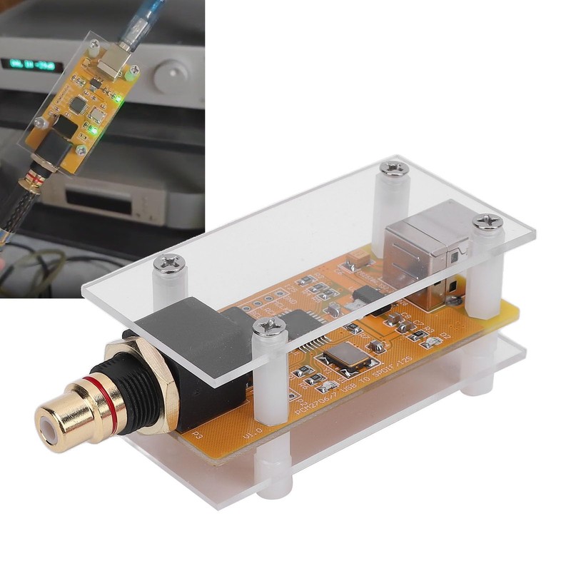 USB Sound Card Decoder PCM2706C USB Coaxial Digital Signal Output