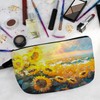 Livel lhood Sunflower Makeup Bag Field of Sunflowers Small Toiletry