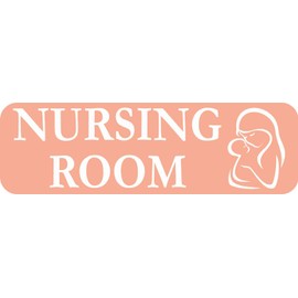 StickerTalk Nursing Room Vinyl Sticker, 10 inches by 3 inches