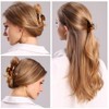 Pinzas para el cabello para mujer, pinzas medianas de garra,