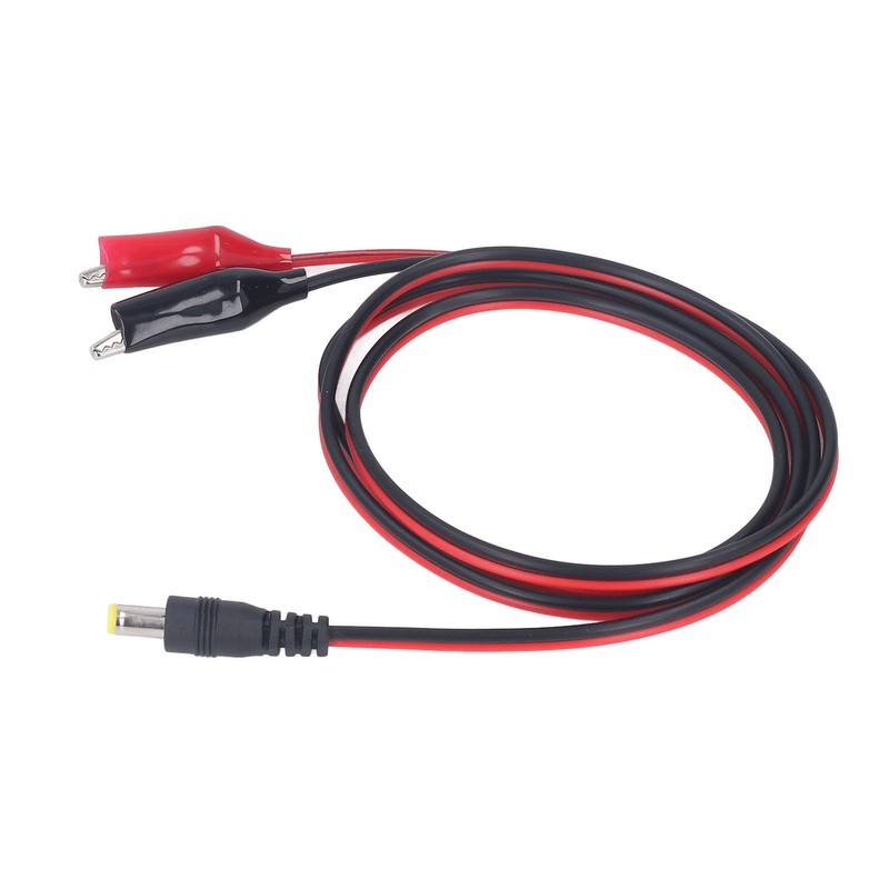 DC to Dual Test Clip Cable Copper Core Electrical Test