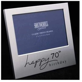5" x 3" Happy 70th Birthday Photo Frame Occasion Gift Present 72270