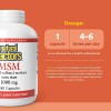 Natural Factors Msm Metilsulfonilmetano 1000mg 180caps Sfn Sin Sabor