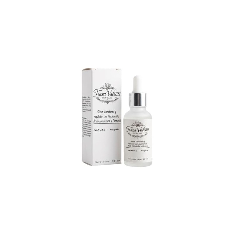 Sérum Facial Niacinamida, Pantenol y Ácido Hialurónico - Control de