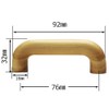 WAKI TW-007 Wooden Handle Pine 3.0 inches (76 mm)