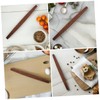 NOLITOY 2pcs Wooden Rolling Pin Nonstick Dough Rollers for Baking