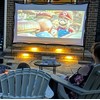 Portable Projector Screen | 90" Wide x 52" Tall Screen
