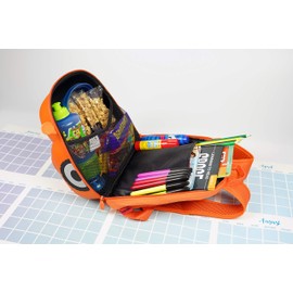 KIDDIETOTES Car Backpack for Boys and Children – Three Color Options of Cars Backpack for Toddlers – Perfect for Daycare, Preschool, Kindergarten, and Elementary School