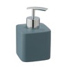 WENKO Hexa Soap Dispenser, Refillable Ceramic Pump Dispenser for 290