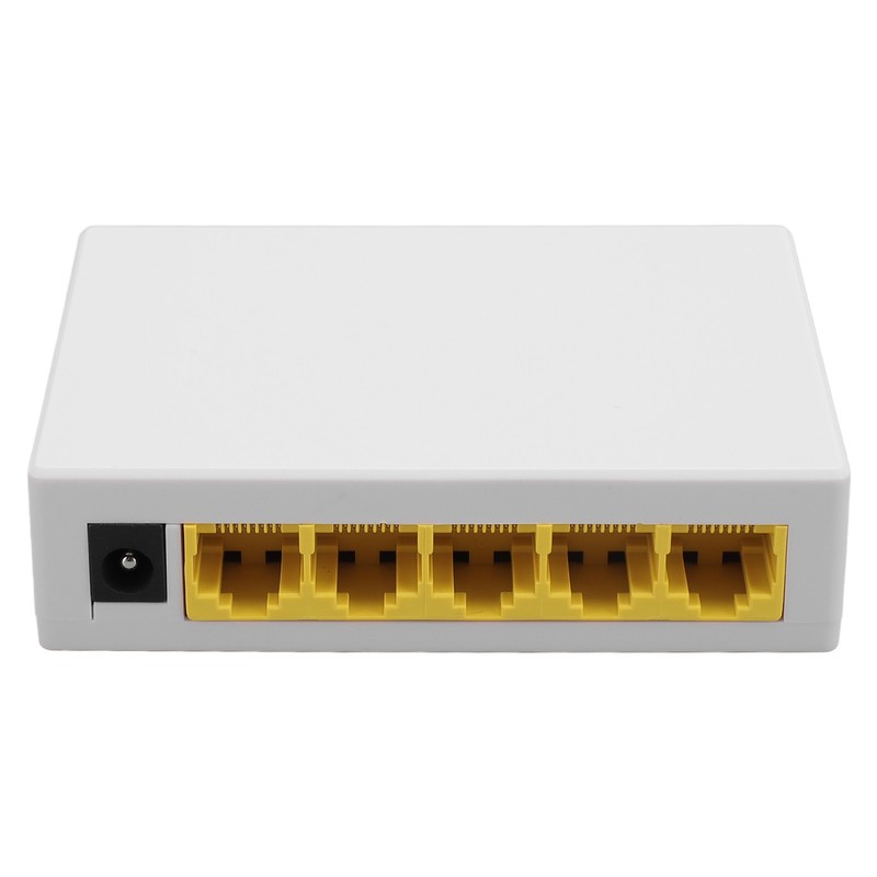 5 Port Gigabit Unmanaged Ethernet Switch Plug and Play Quiet