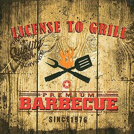 Paper Napkin 'Licence to Grill'