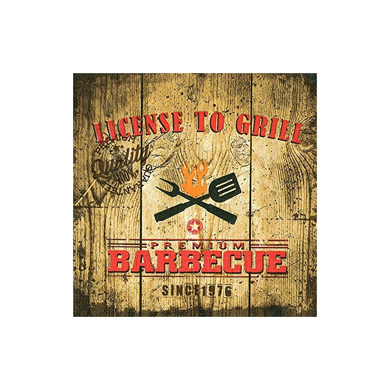 Paper Napkin 'Licence to Grill'