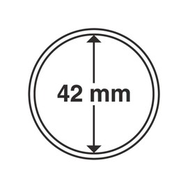 Leuchtturm 318006 Coin Capsules Inner Diameter 42 mm